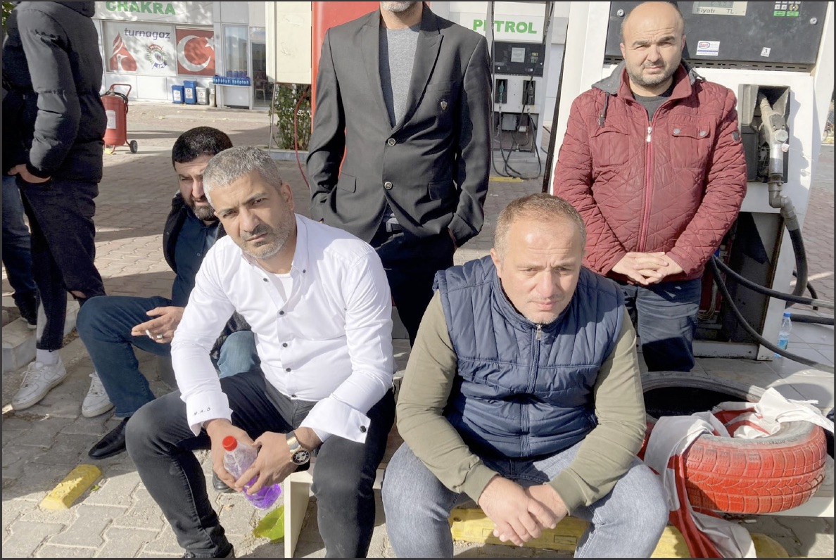 Gömü’deki istasyon sahibi istasyonunu yakmak istedi