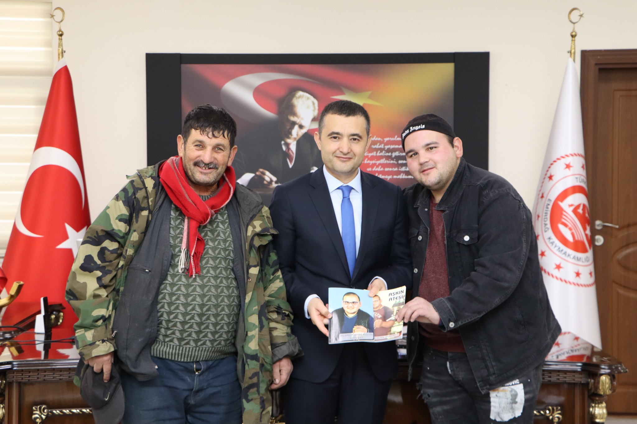 Şair Mehmet Aydemir’den Bilici’ye ziyaret