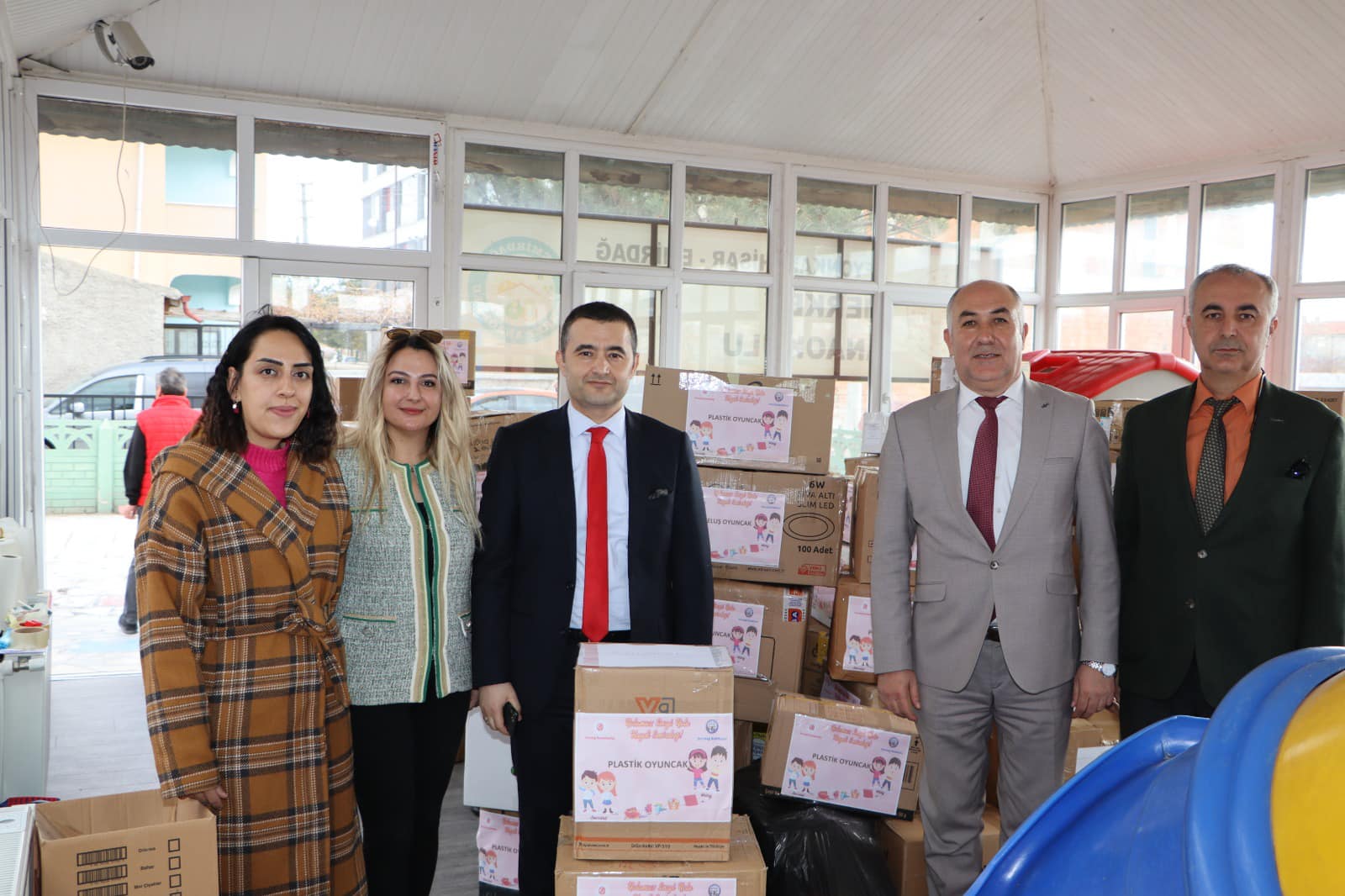 İlçemizdeki okullardan deprem bölgesine anlamlı destek
