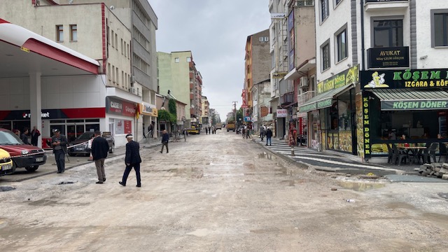 Eskişehir Caddesi’ndeki çalışmalar sürüyor