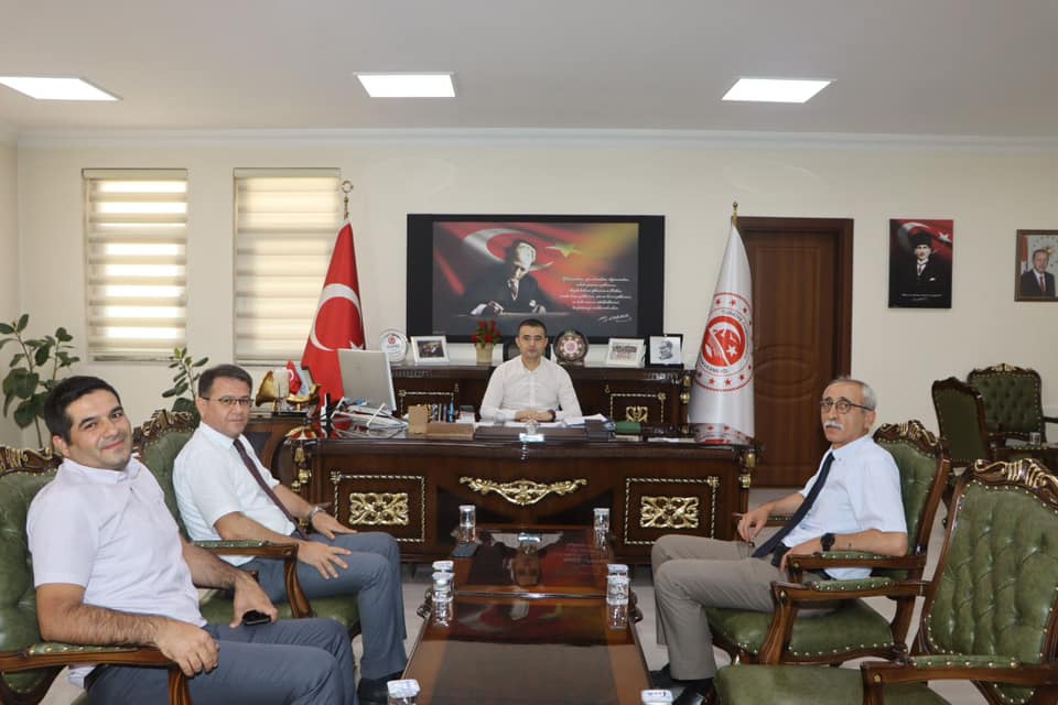 Defterdar Vekili’nden Kaymakam Bilici’ye ziyaret