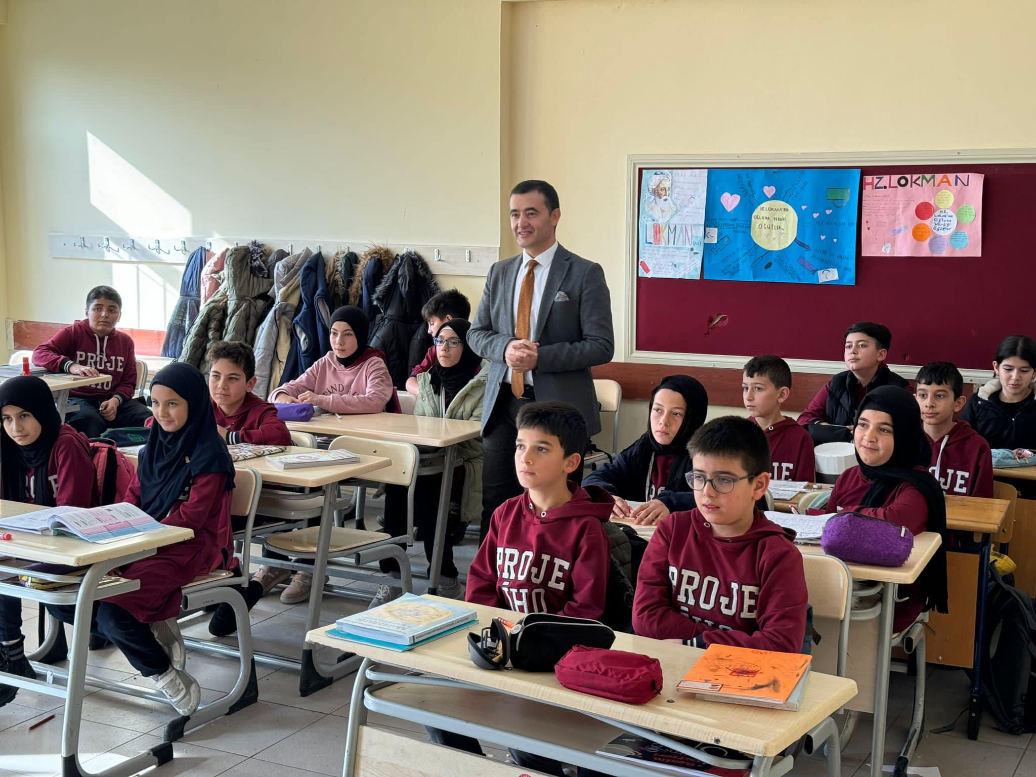 Kaymakam Bilici’den Proje İmam Hatip Ortaokulu’na ziyaret