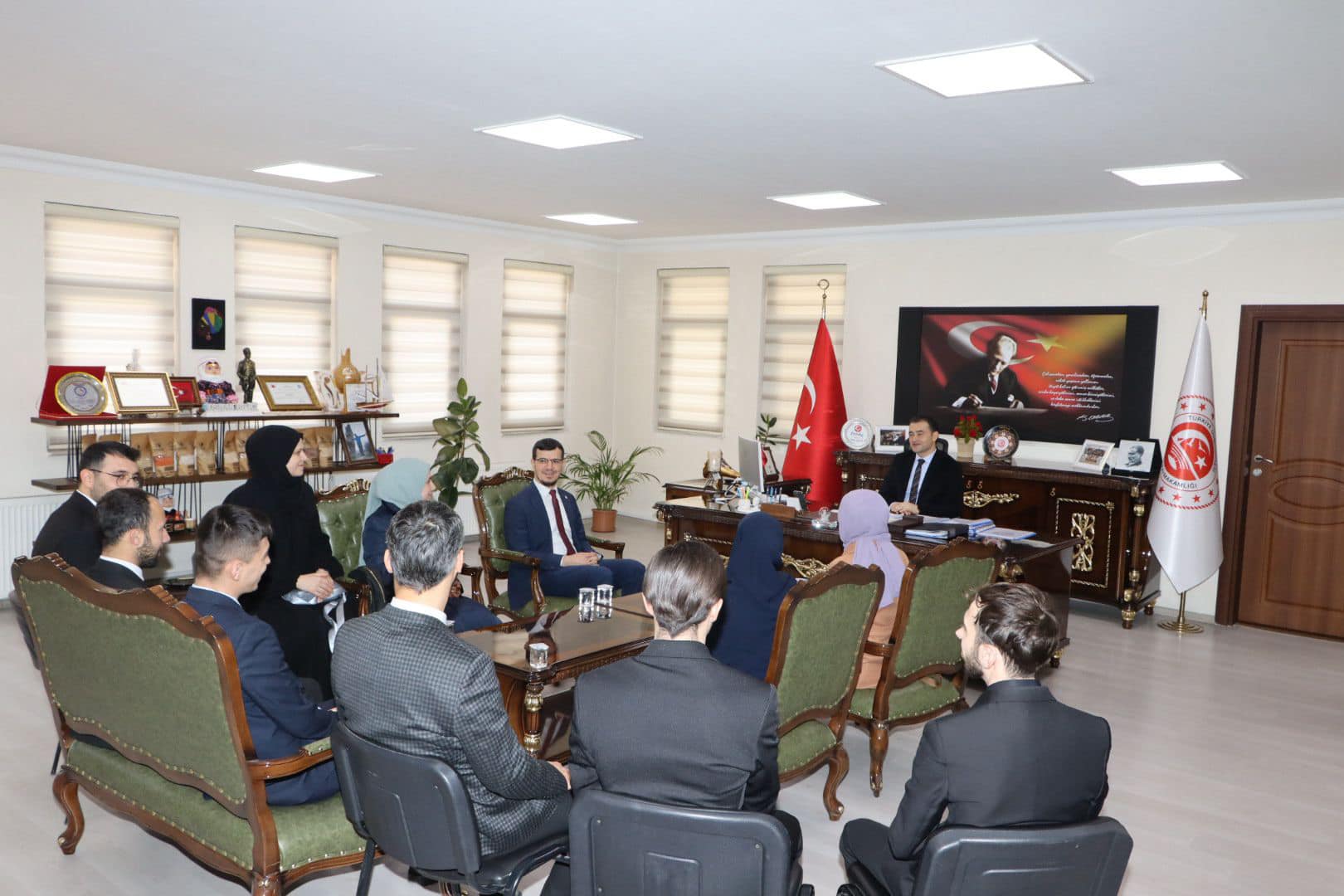 İlçemize Yeni Atanan Müftülük Personellerinden Kaymakam Bilici’ye Ziyaret