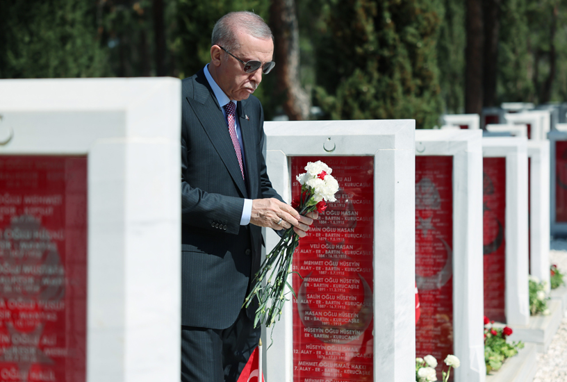 Cumhurbaşkanı Erdoğan’dan 18 Mart Şehitleri Anma Günü ve Çanakkale Deniz Zaferi mesajı