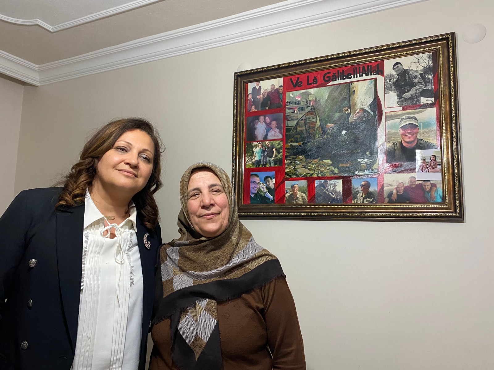 Başkan Burcu Köksal’ın ilk ziyareti şehit ailesine