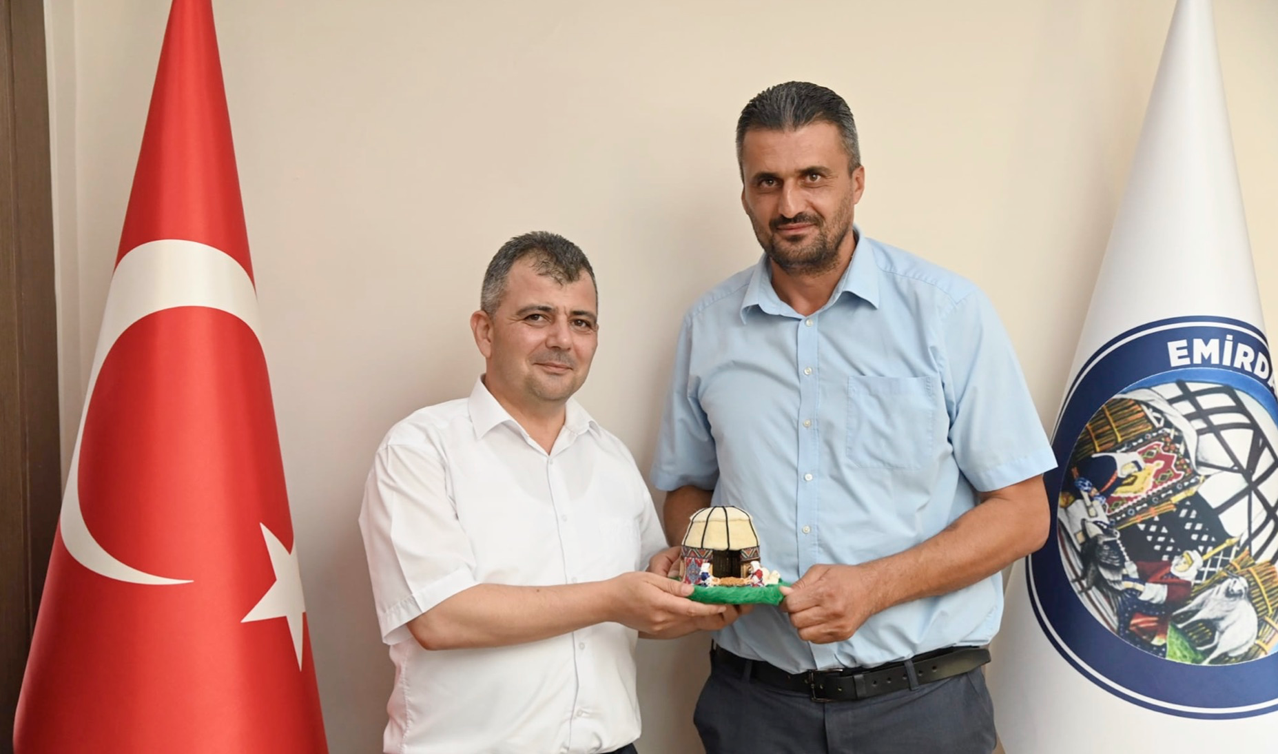 Gençlik ve Spor İlçe Müdüründen Başkan  Koyuncu’ya Veda Ziyareti