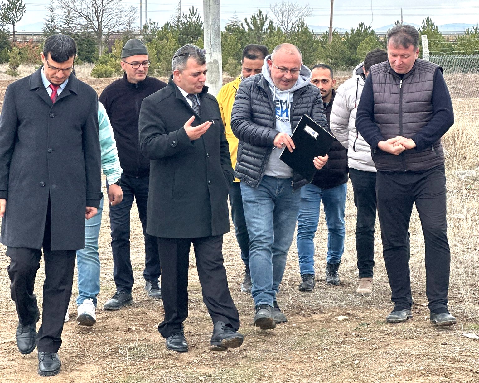 Emirdağ OSB’de kreş ve Kur’an Kursu yapılacak alanı incelediler