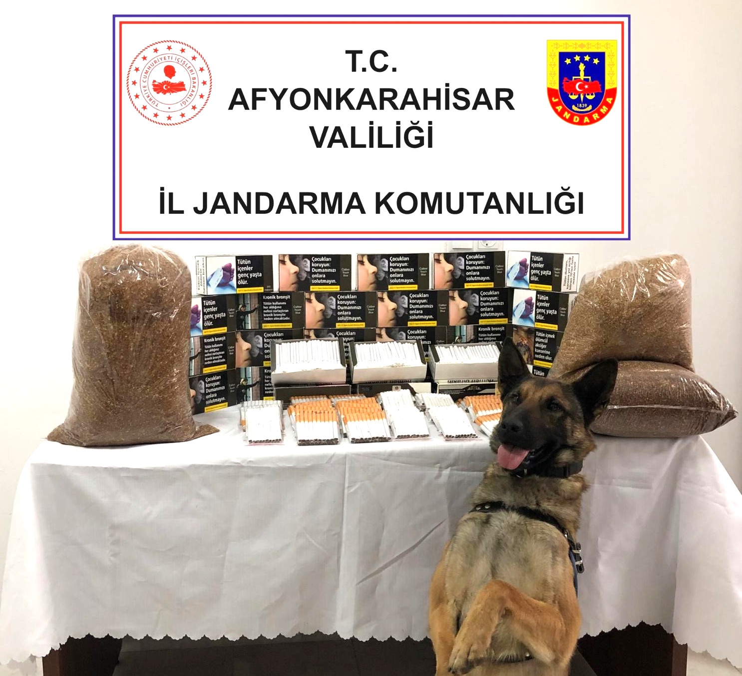 İl Jandarmadan kaçak tütün operasyonu