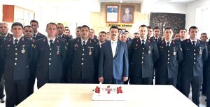 Kaymakam Akgül’den İlçe Jandarma Komutanlığı’na ziyaret