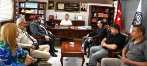 MHP İlçe Başkanı ve Teşkilatı’ndan Başkan Koyuncu’ya ziyaret