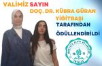 Türkiye Derecesi alan Nisa Nur’a Vali Yiğitbaşı’ndan ödül