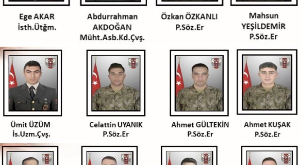 12 askerimiz şehit oldu! Milletimizin Başı Sağ Olsun!