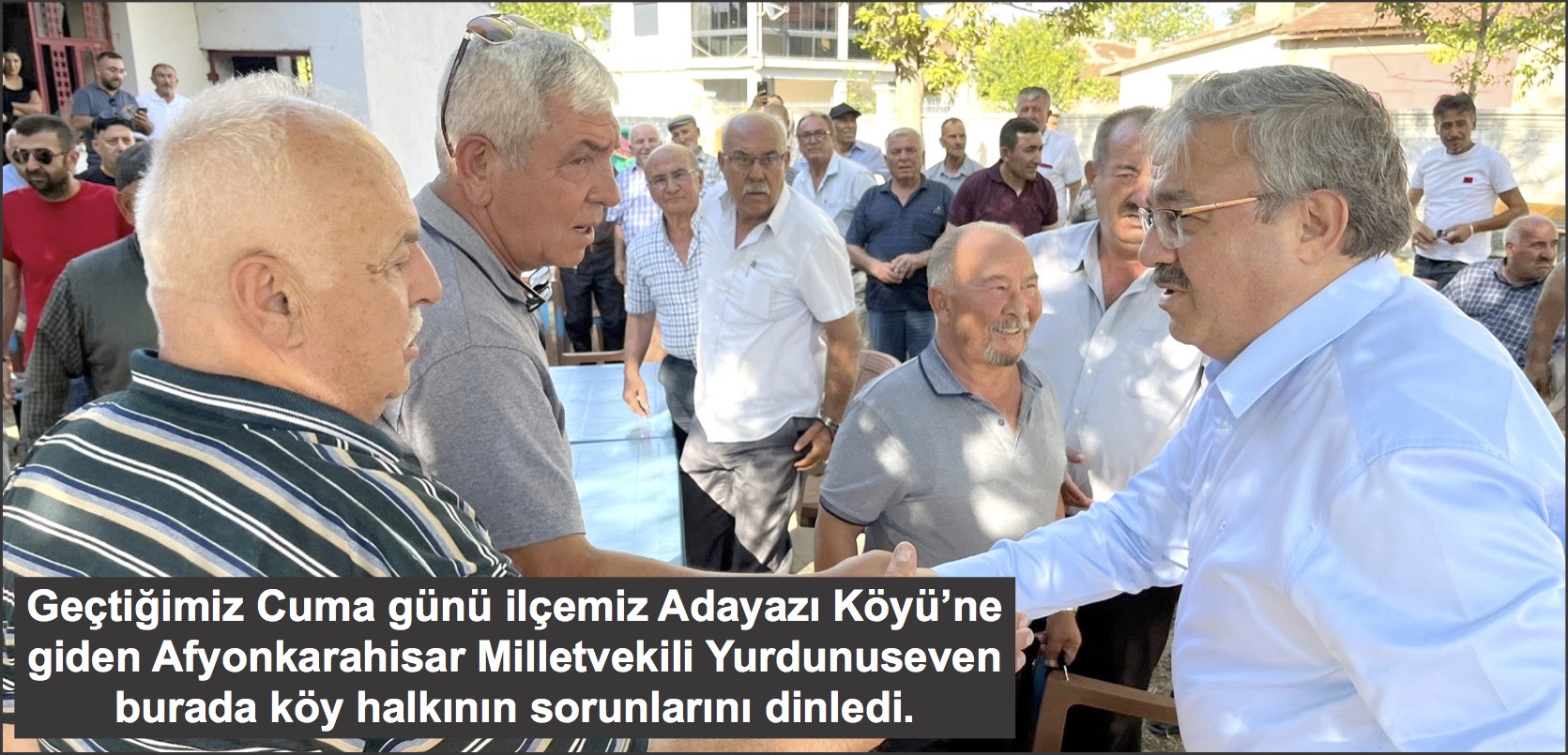 Milletvekili Yurdunuseven’den  Adayazı Köyü’ne ziyaret
