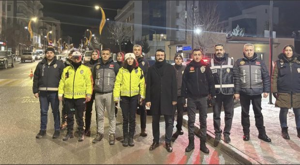Yılbaşı gecesi Emirdağ’da 139  kolluk personeli görev yaptı!
