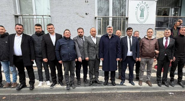 Milletvekili Özkaya’dan  Esnaf Odası’na ve Şoförler Odası’na ziyaret