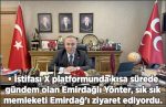 EMİRDAĞLI YÖNTER, GÖREVİNDEN İSTİFA ETTİ!