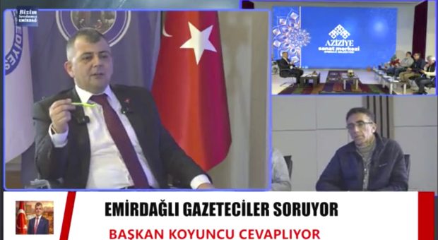 BELEDİYE BAŞKANI CANLI YAYINDA SORULARI YANITLADI