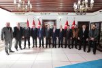 Emirdağ Protokolü ve siyasi parti ilçe başkanlarından Vali Aktaş’a ziyaret