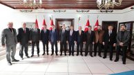 Emirdağ Protokolü ve siyasi parti ilçe başkanlarından Vali Aktaş’a ziyaret