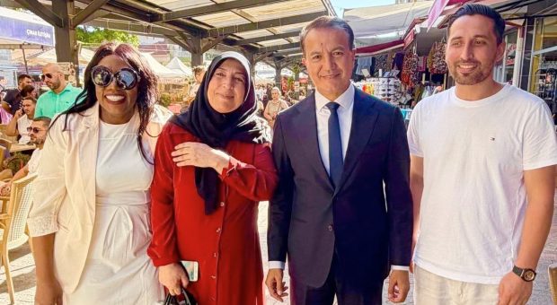 SAİNT-JOSSE BELEDİYE BAŞKANI ESNAFI ZİYARET ETTİ