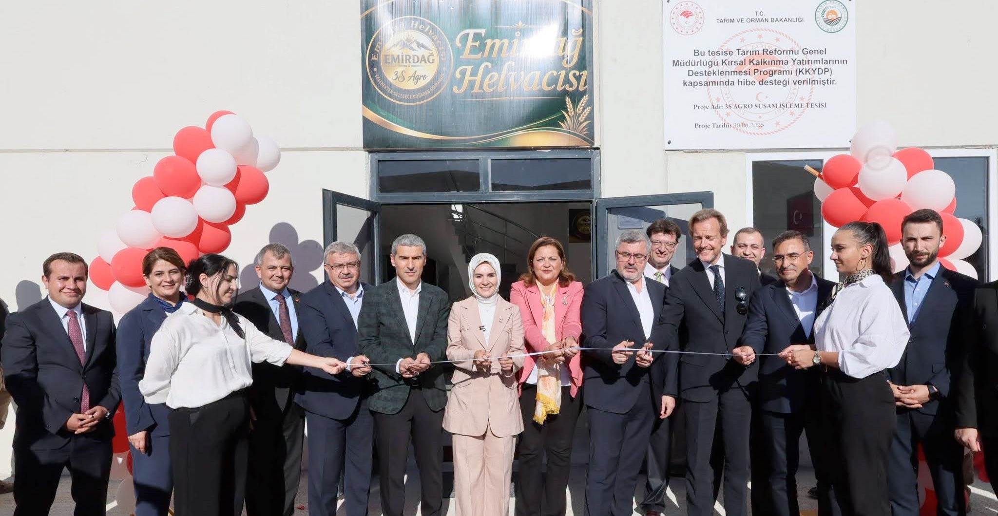 Türkiye’nin ikinci büyük helva fabrikası Emirdağ OSB’de açıldı